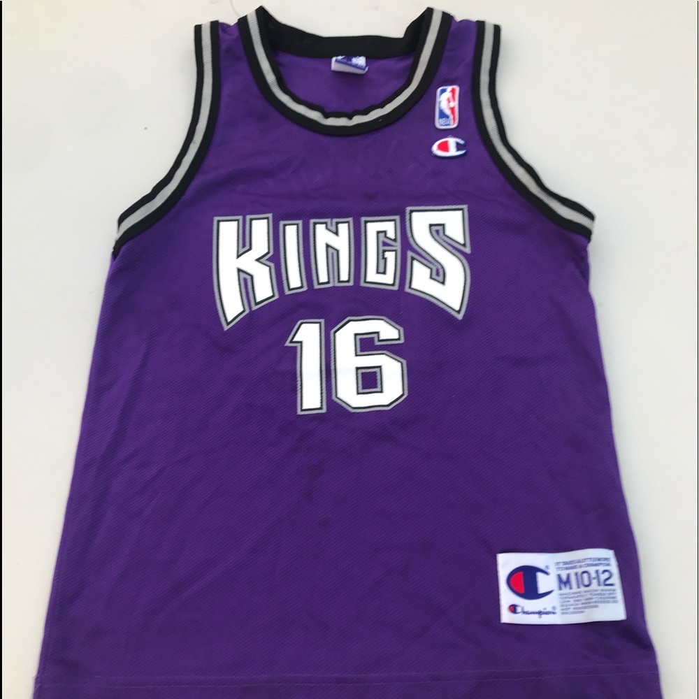 Sacramento kings boys jersey champion stojakovic